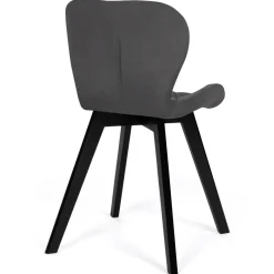 IDMarket 6 Chaises en velours gris foncé* Chaises|Tables Et Chaises