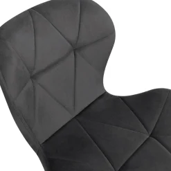 IDMarket 6 Chaises en velours gris foncé* Chaises|Tables Et Chaises