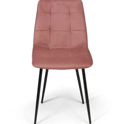 IDMarket 6 Chaises mix color pastel rose, gris et beige* Collection Contemporaine|Chaises