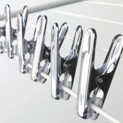 IDMarket 40 pinces à linge en inox* Séchoirs À Linge