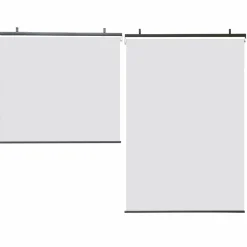 IDMarket 2 stores enrouleurs blancs 225 cm pour pergola* Accessoires Pergolas Et Tonnelles