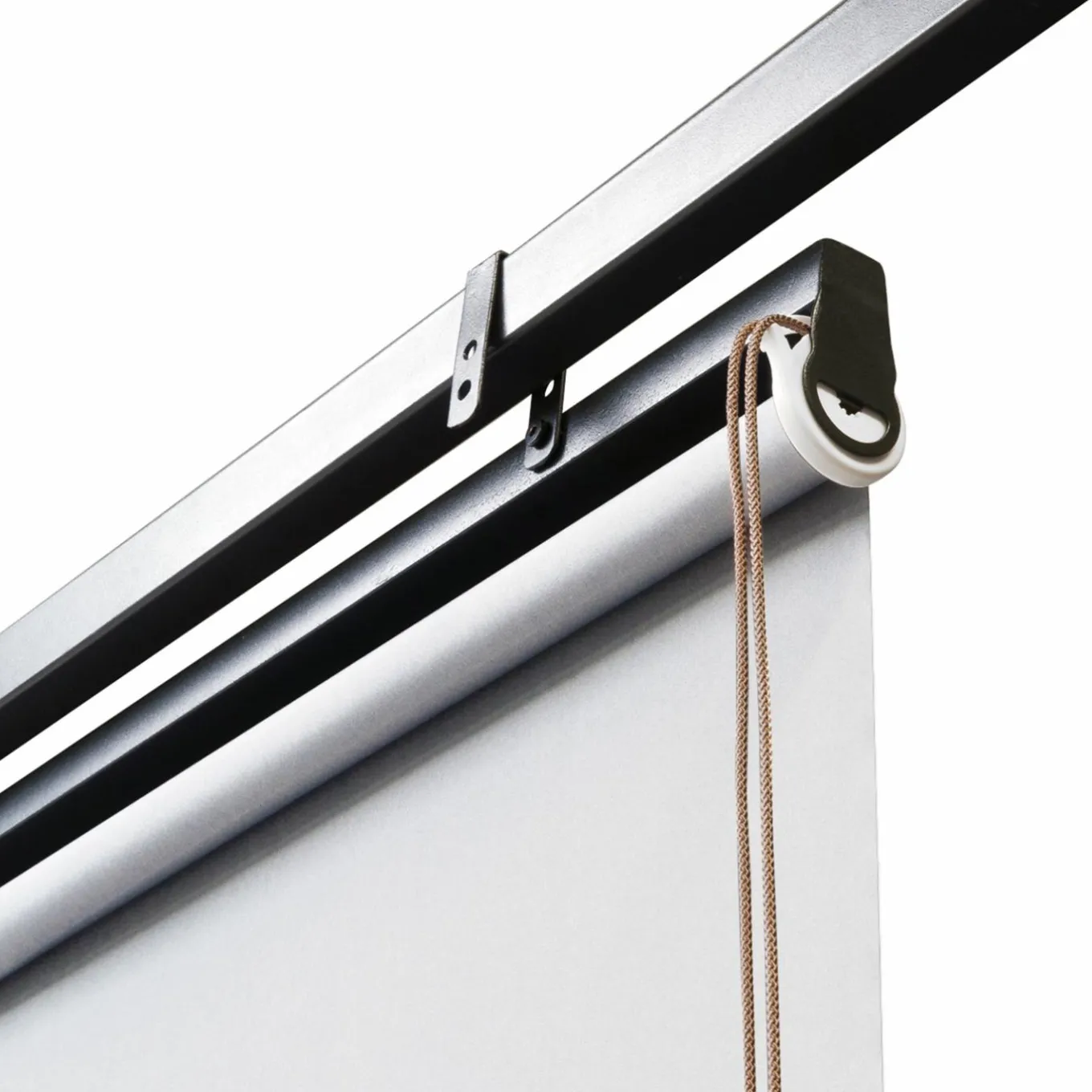 IDMarket 2 stores enrouleurs blancs 225 cm pour pergola* Accessoires Pergolas Et Tonnelles