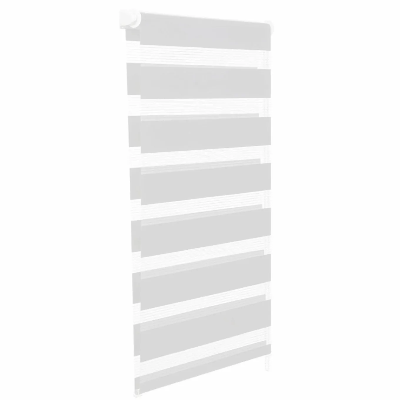 IDMarket 2 Stores jour nuit blanc 45x170 cm* Stores