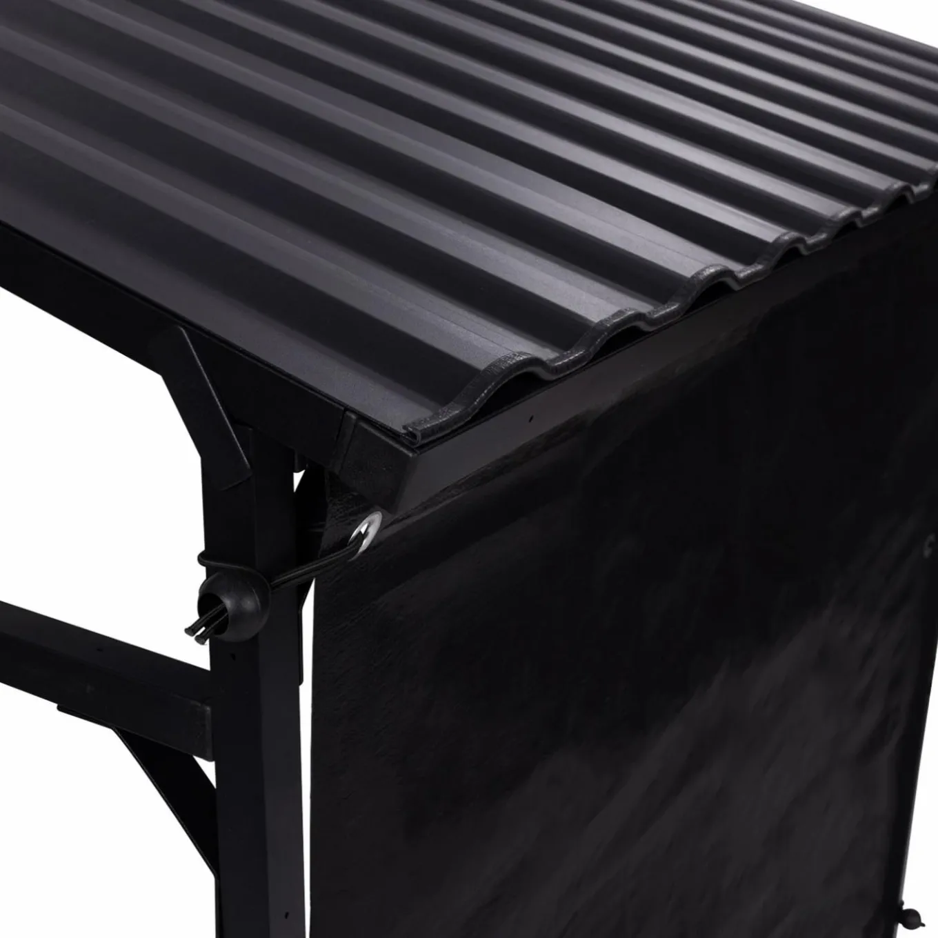 IDMarket Abri bûches extérieur avec housse de protection* Abris De Jardin|Stockage Du Bois