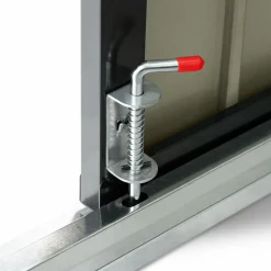 IDMarket Abri de jardin acier galvanisé gris 2,2 m²* Abris De Jardin