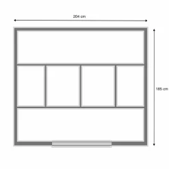 IDMarket Abri de jardin gris en acier galvanisé* Abris De Jardin