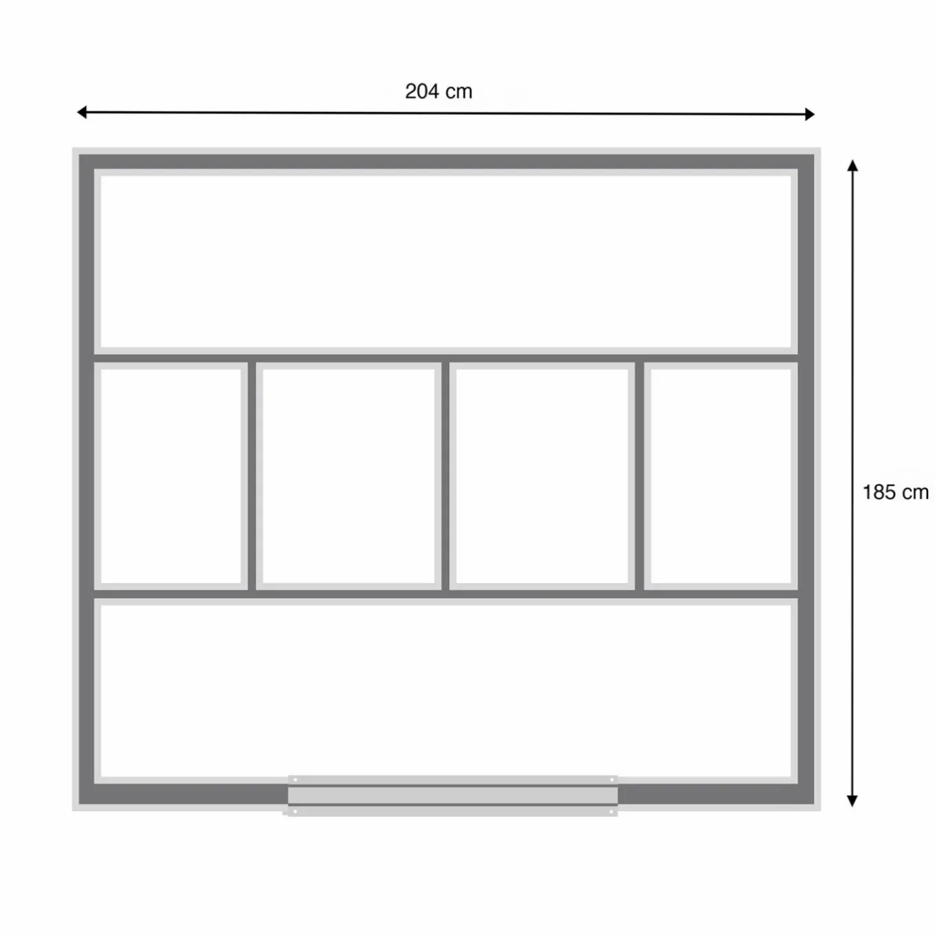 IDMarket Abri de jardin gris en acier galvanisé* Abris De Jardin