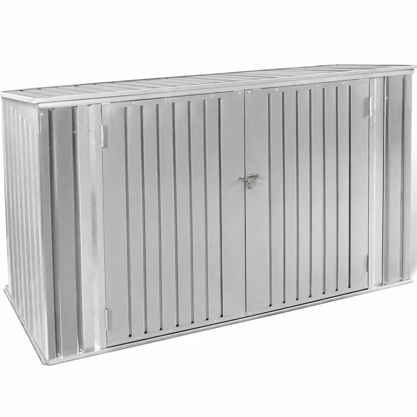IDMarket Abri de jardin multi-rangements en métal gris clair* Abris De Jardin