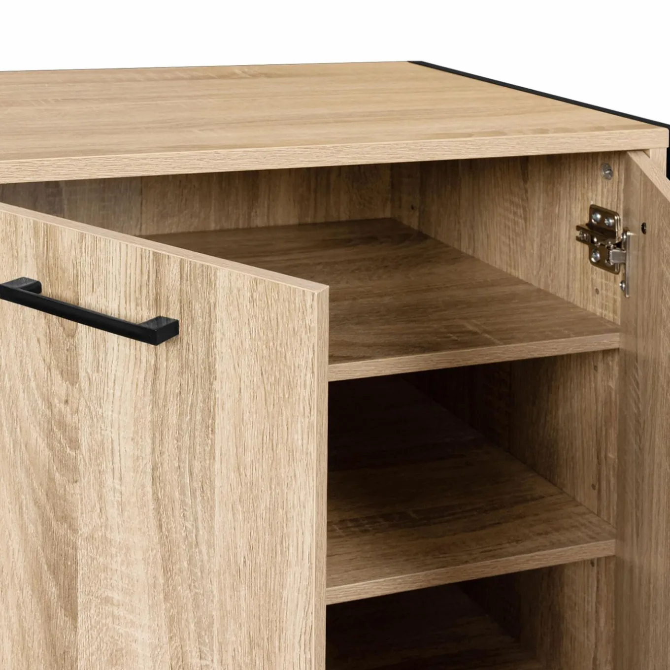 IDMarket Armoire à chaussures industrielle bois et métal* Petits Meubles|Meubles À Chaussures