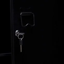 IDMarket Armoire vestiaire métallique noire* Rangement Et Accessoires|Collection Agencement Magasin