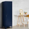 IDMarket Armoire vestiaire porte métallique bleue industrielle* Rangement Et Accessoires|Collection Agencement Magasin