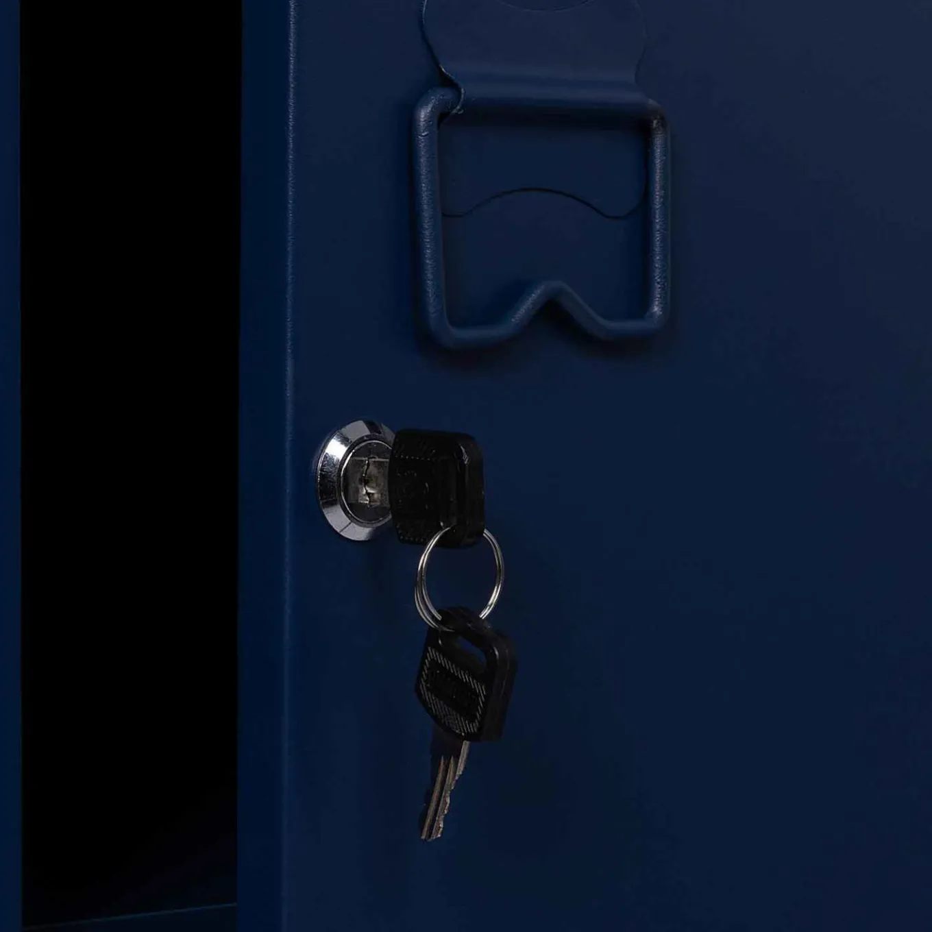 IDMarket Armoire vestiaire porte métallique bleue industrielle* Rangement Et Accessoires|Collection Agencement Magasin