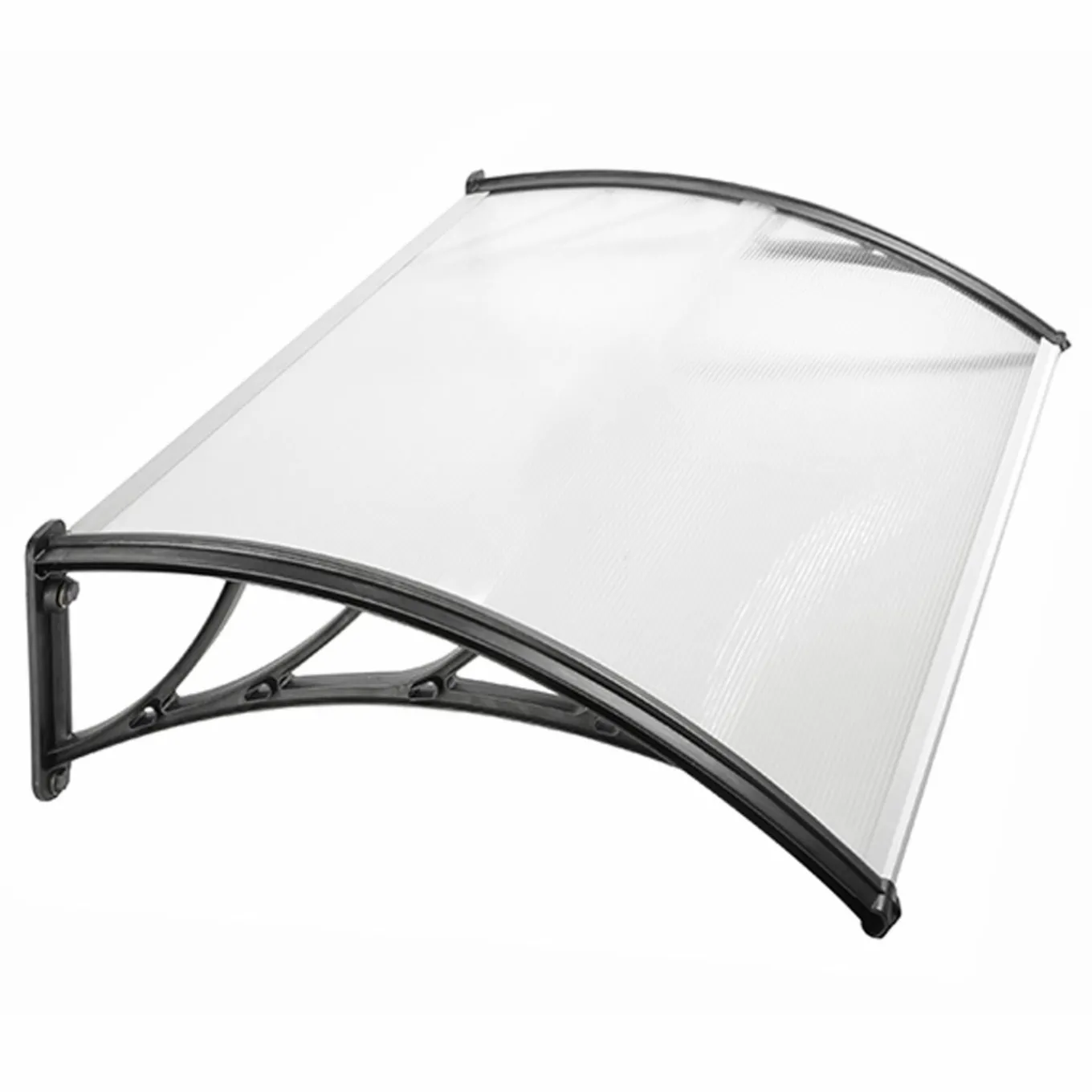 IDMarket Auvent de porte marquise polycarbonate 80x120 cm* Auvents Et Marquises De Porte