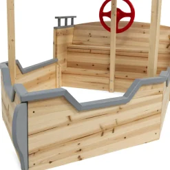 IDMarket Bac à sable bateau pirate*Enfant Jeux Enfant|Loisirs Et Jeux D'Exterieur