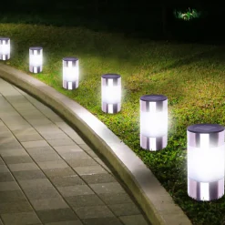 IDMarket Balises solaires sans fil avec détecteur de crépuscule* Eclairages D'Ambiance