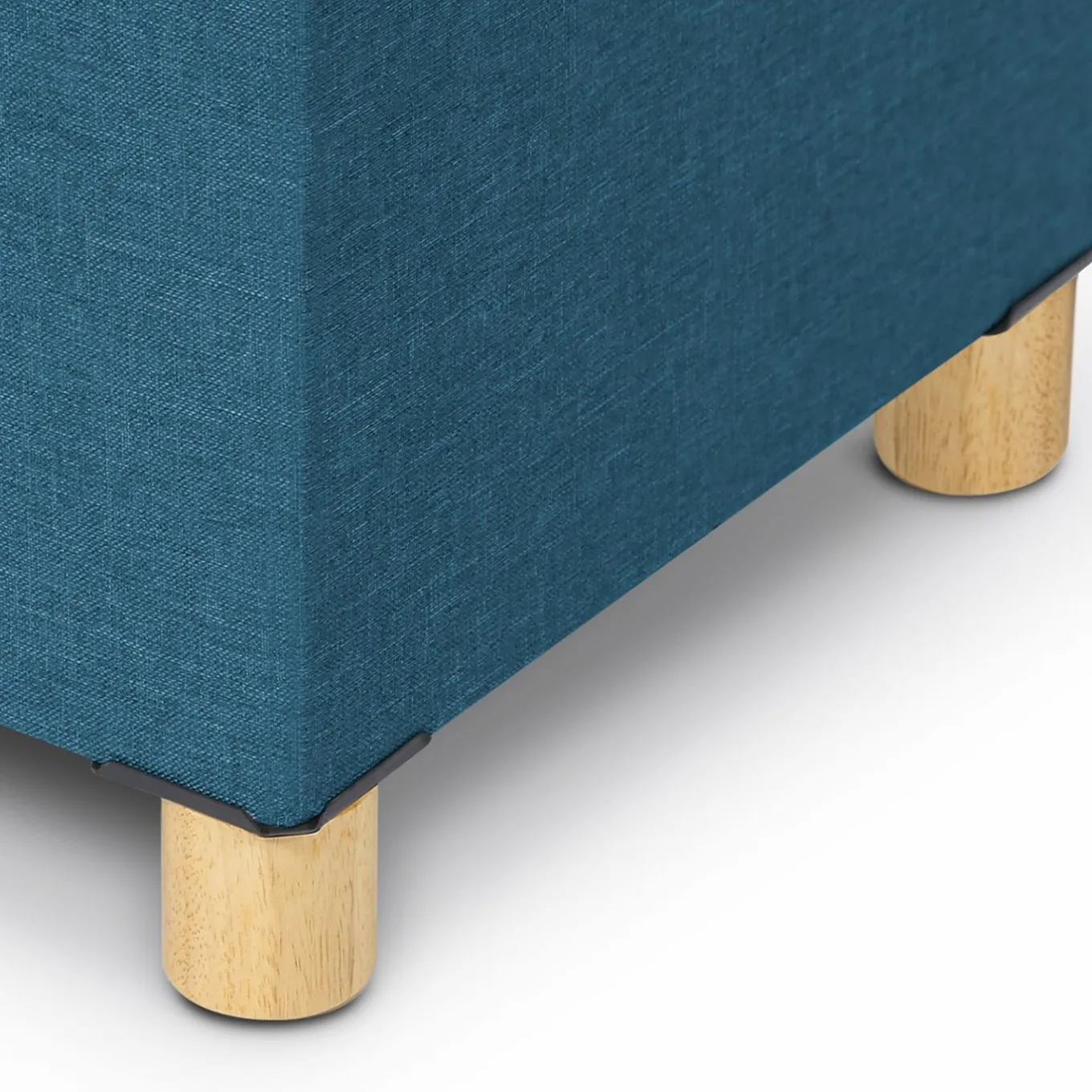 IDMarket Banc coffre bleu canard 76 cm* Bancs D'Entrée|Chambre Complète Adulte