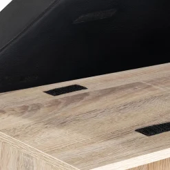 IDMarket Banc d’entrée range chaussures bois imitation hêtre* Collection Agencement Magasin|Collection Moderne