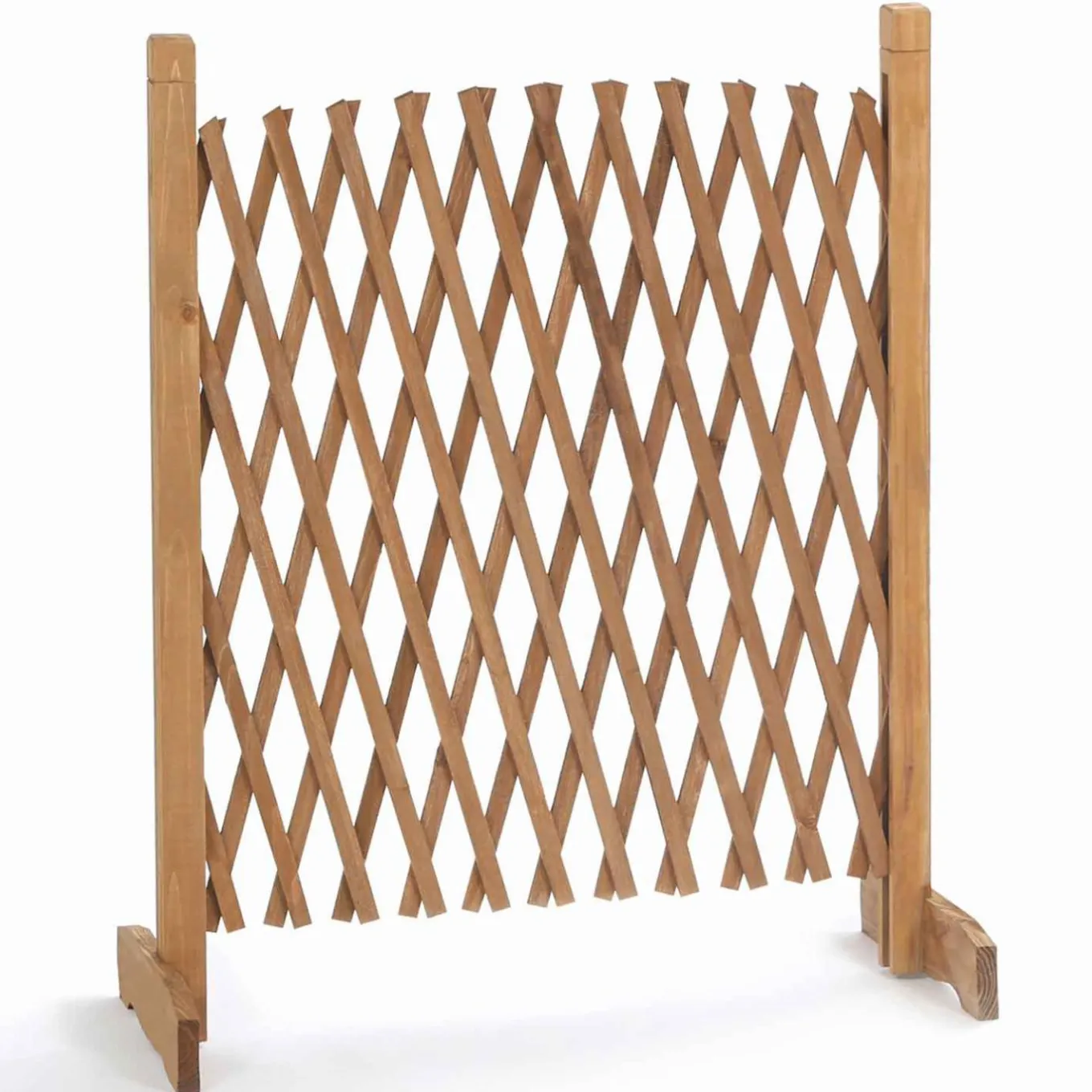 IDMarket Barrière extensible en bois* Barrières Extensibles|Accessoires Animaux