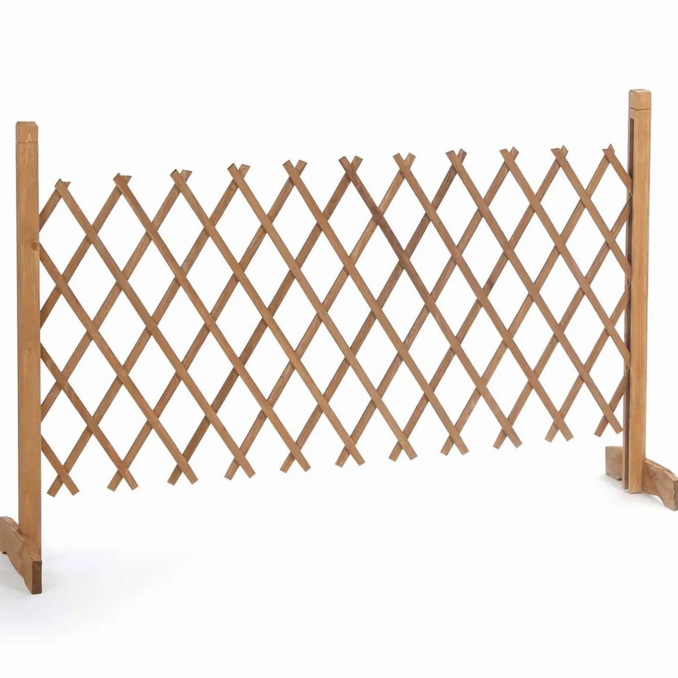 IDMarket Barrière extensible en bois* Barrières Extensibles|Accessoires Animaux