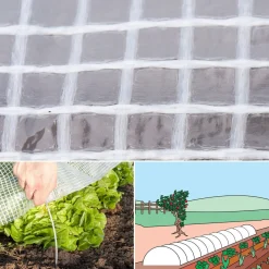 IDMarket Bâche armée transparente 5x8 m renforcée* Bâches Découpables Et Accessoires