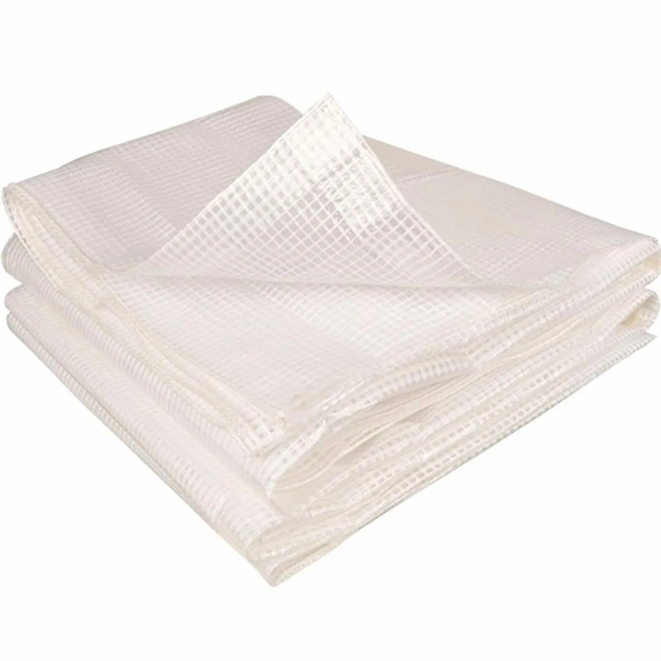 IDMarket Bâche de rechange pour serre tunnel 6m² blanche* Bâches Pour Serres Et Accessoires