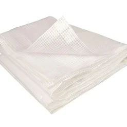 IDMarket Bâche de rechange pour serre tunnel 6 m² blanche ROMA* Bâches Pour Serres Et Accessoires