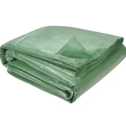 IDMarket Bâche de rechange pour serre tunnel 18m² verte CRIMÉE* Bâches Pour Serres Et Accessoires