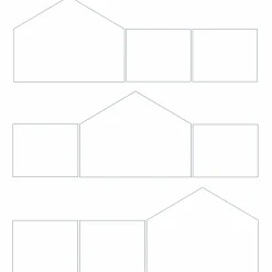 IDMarket Bâches waterproof pour enclos poulaillers blanches 150 gr 1 arrière + 2 côtés* Volières Et Enclos