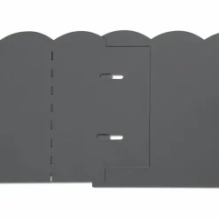 IDMarket Bordures de jardin en acier gris anthracite* Bordures De Jardin
