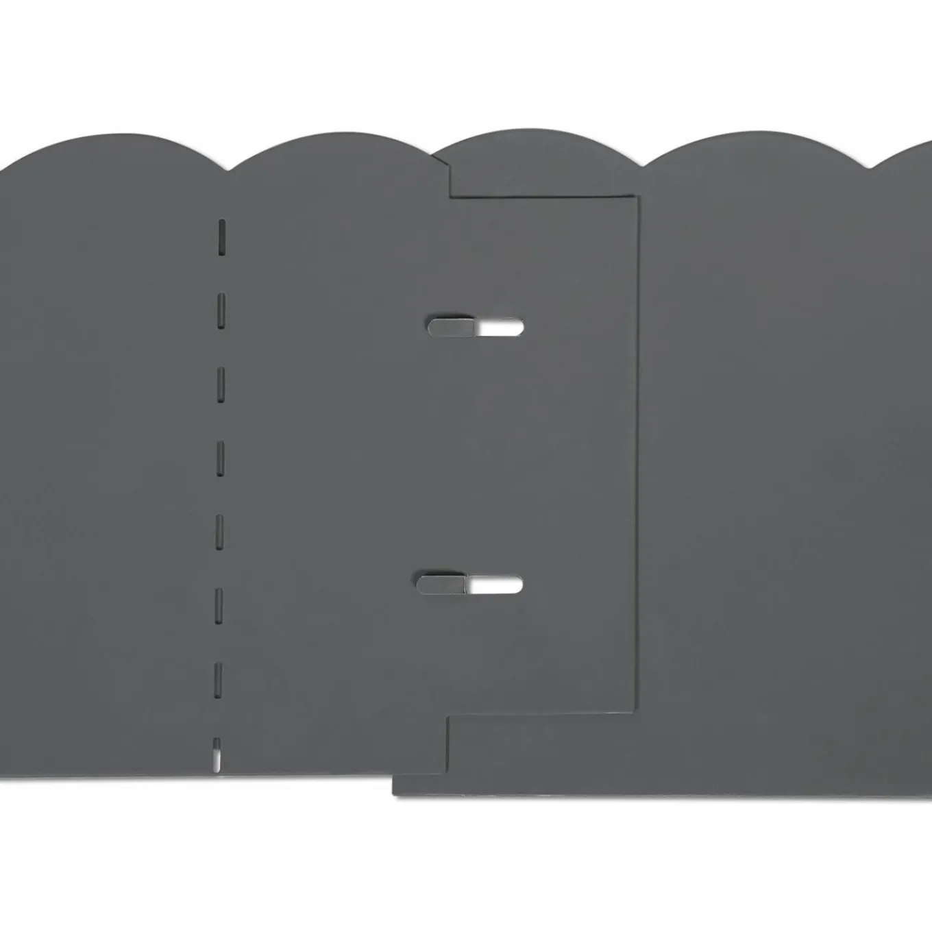 IDMarket Bordures de jardin en acier gris anthracite* Bordures De Jardin