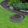 IDMarket Bordures de jardin flexibles gris anthracite* Bordures De Jardin