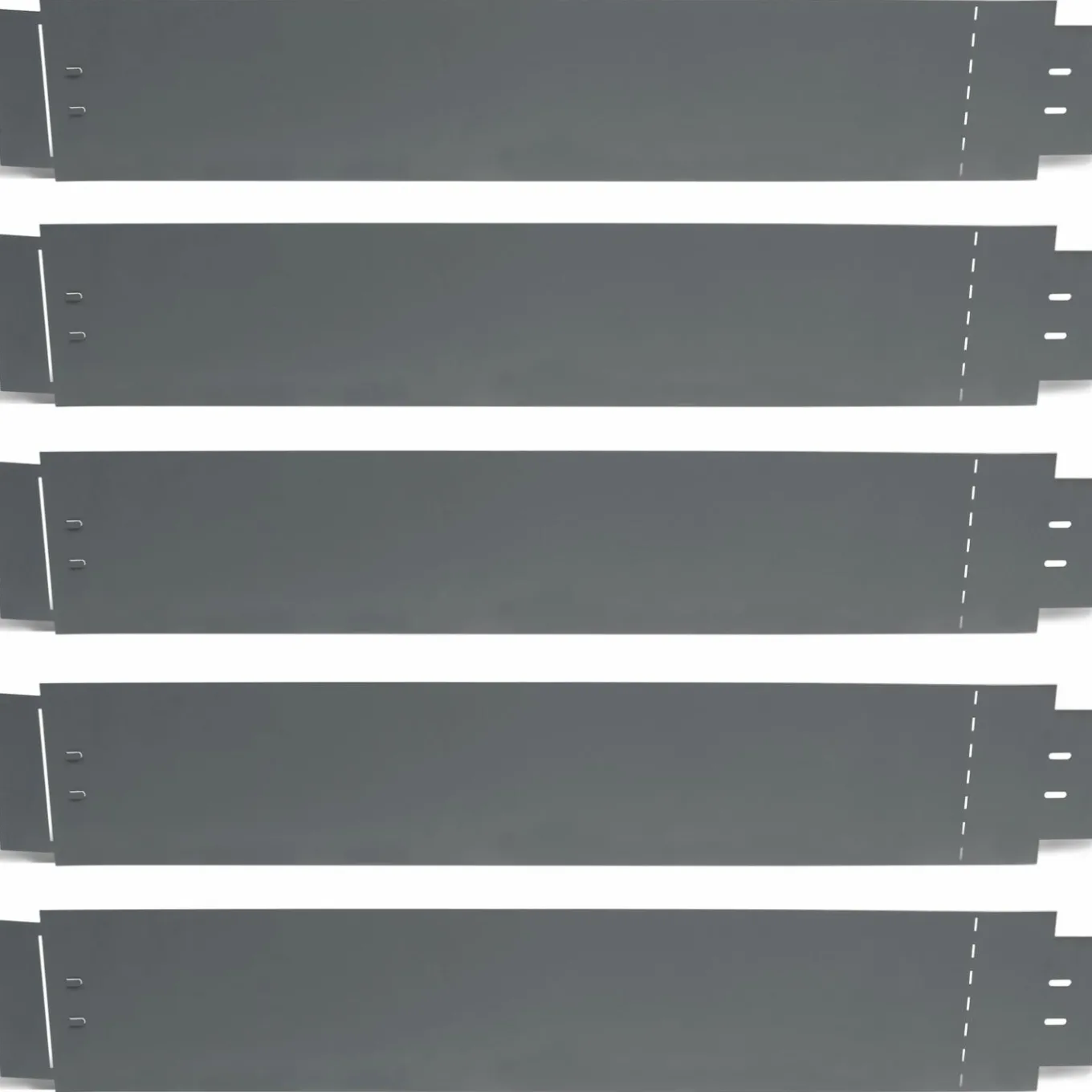 IDMarket Bordures gris anthracite pour jardin* Bordures De Jardin