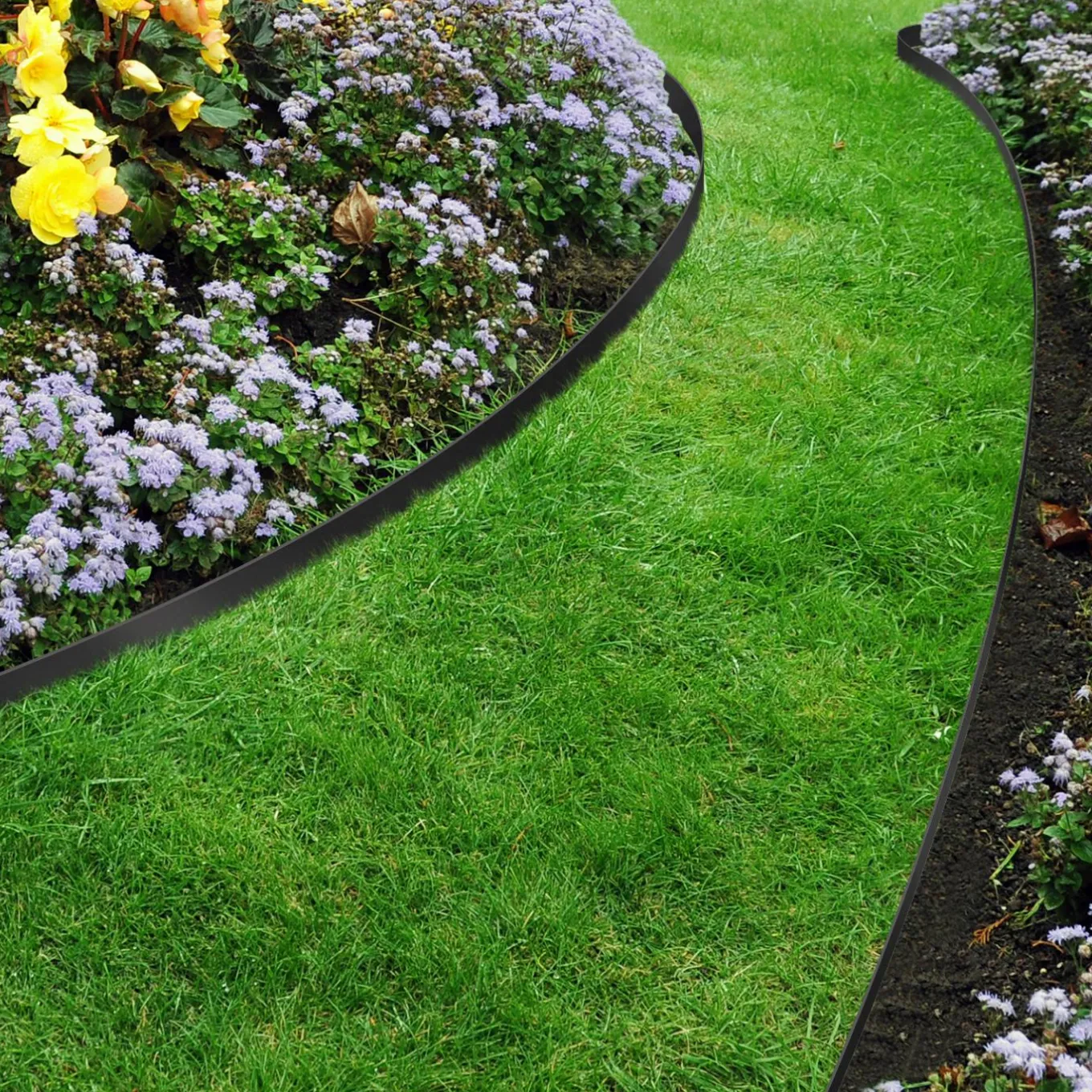 IDMarket Bordurette de jardin à planter 8 m* Bordures De Jardin