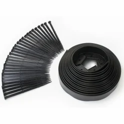 IDMarket Bordurette de jardin à planter 8 m* Bordures De Jardin