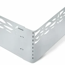 IDMarket Bordurette de jardin grise flexible en acier* Bordures De Jardin