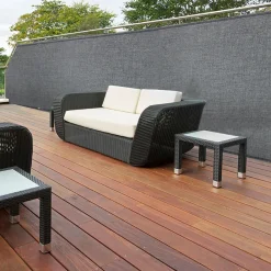 IDMarket Brise vue gris 1,2 m x 10 m occultant 400 g/m²* Brise-Vues