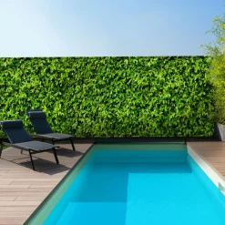 IDMarket Brise vue imitation feuillage 1x10m* Brise-Vues