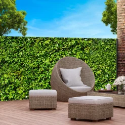 IDMarket Brise vue imitation feuillage 1x10m* Brise-Vues