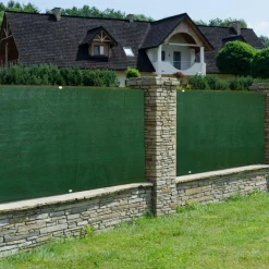 IDMarket Brise vue vert 2m x 10m occultant 90gr/m²* Brise-Vues