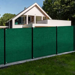 IDMarket Brise-vue vert 1,5 x 10 m occultant 150 gr/m²* Brise-Vues