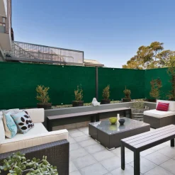 IDMarket Brise-vue vert 1,5 x 10 m occultant 150 gr/m²* Brise-Vues