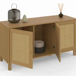 IDMarket Buffet bas vintage effet cannage* Collection Cannage|Collection Vintage