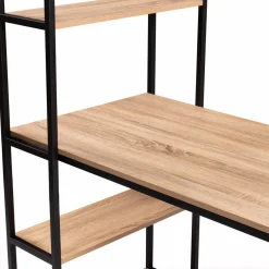 IDMarket Bureau style industriel en métal et bois* Meubles Hauts|Meubles En Bois