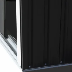 IDMarket Cabanon de jardin en métal toit plat 1,3m²* Abris De Jardin