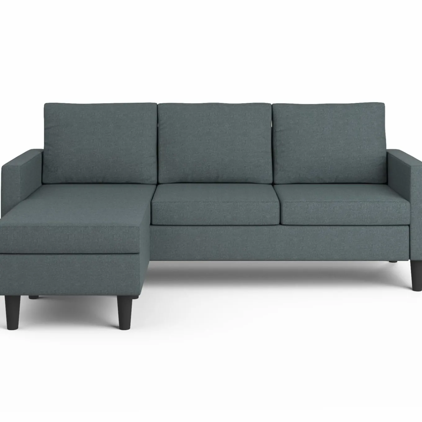 IDMarket Canapé d’angle 200 cm réversible gris anthracite* Canapés|Salon Complet