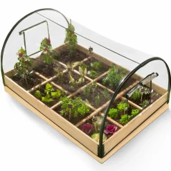 IDMarket Carré potager avec serre* Carrés Potager