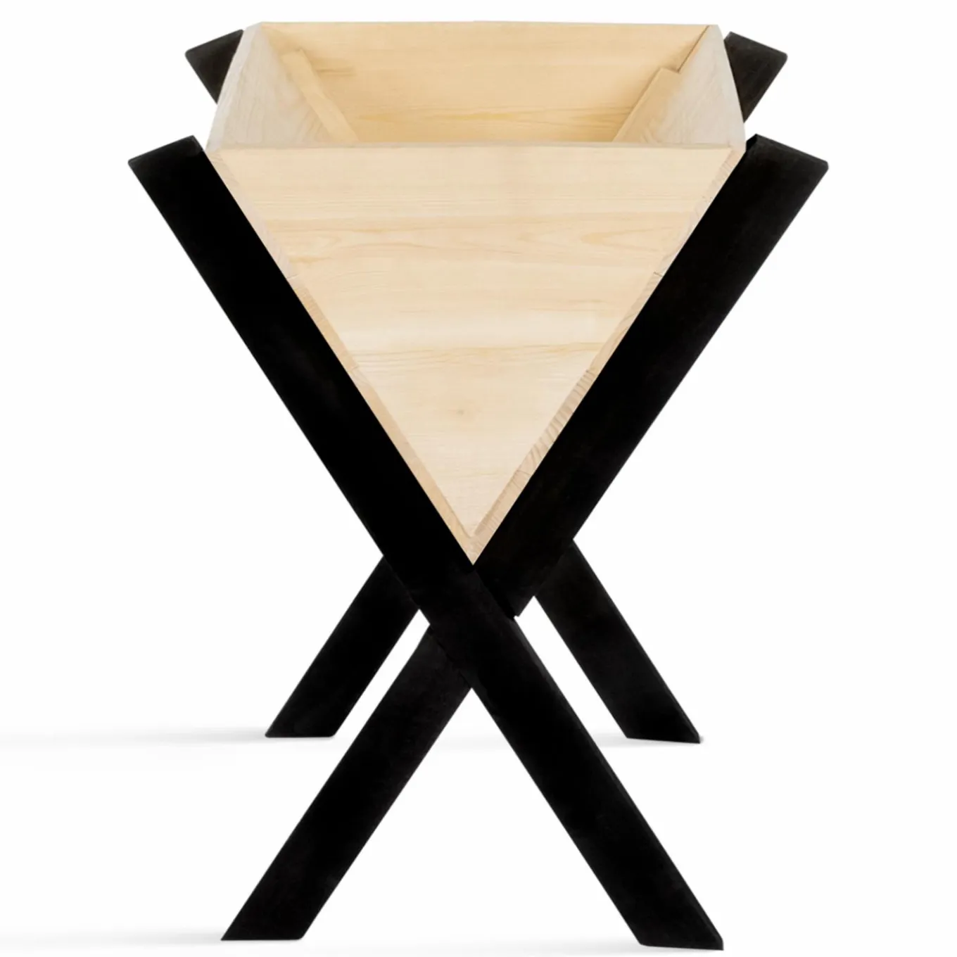 IDMarket Carré potager jardinière sur pieds bois et noir balcon / terrasse* Carrés Potager