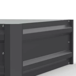 IDMarket Carrés de potager 90 x 90 cm métalliques gris argentés : lot de 2* Carrés Potager