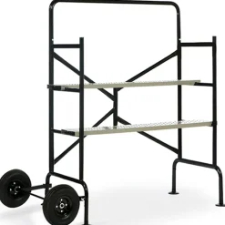 IDMarket Échafaudage roulant et pliable hauteur de travail 2,5m* Entretien Du Jardin Et Accessoires