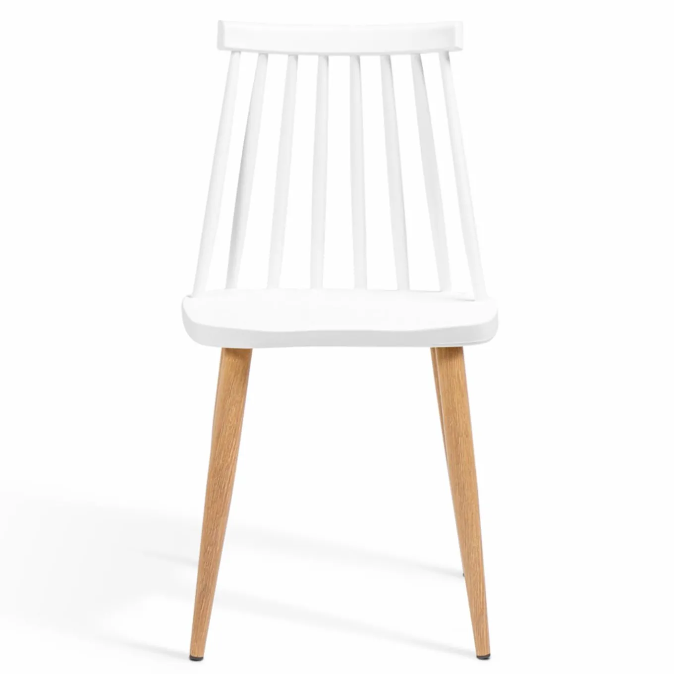 IDMarket Chaises à barreaux blanches style scandinave* Collection Scandinave|Salle À Manger Complète